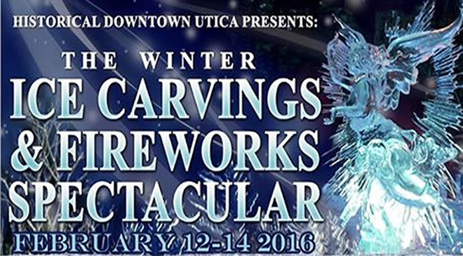 Utica Ice Festival, which is to take place Friday, February 12th thru Sunday, February 14th in Historical Downtown Utica.