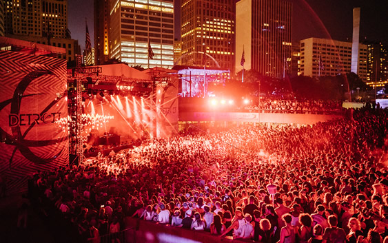 Movement Electronic Music festival Hart Plaza #FunInTheD Fun In The D